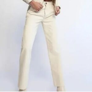 NWT Daily Blue By AG HYPE Classic Crop Jean Jeans in Bone Size 26